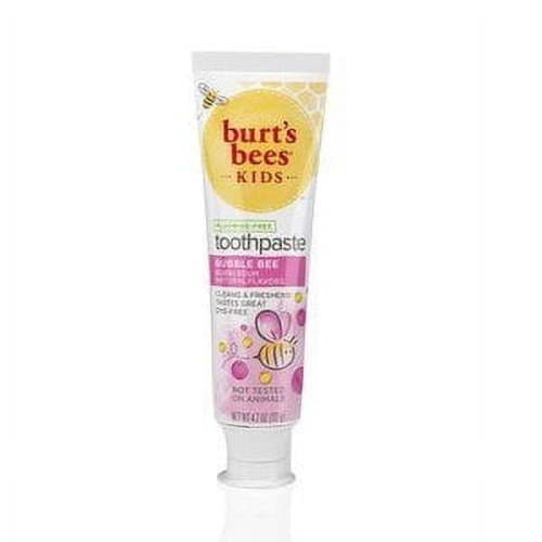 Burt�s Bees Kids Toothpaste, Natural Flavor, Fluoride Free, Bubble Bee, 4.7 oz