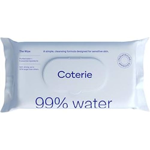 Coterie Water Baby Wipes, 56 CT