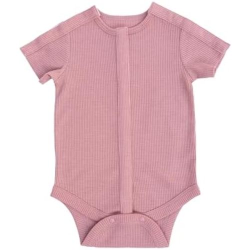 Spoonie Threads Short Sleeve Vertical All-Access Bodysuit | Preemie to 4T | Port Friendly Clothing