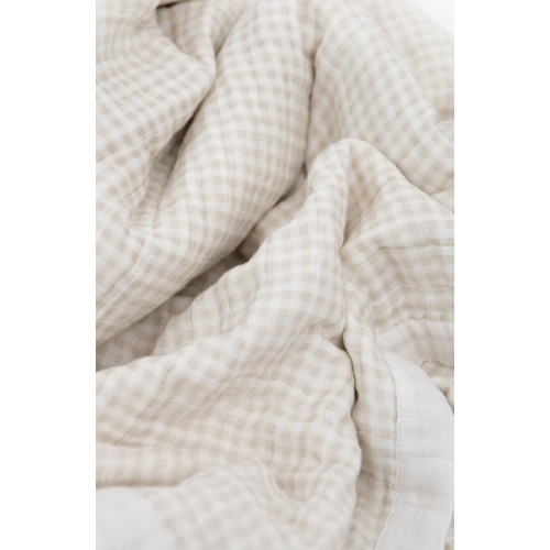 Kids' Cotton Muslin Quilted Throw