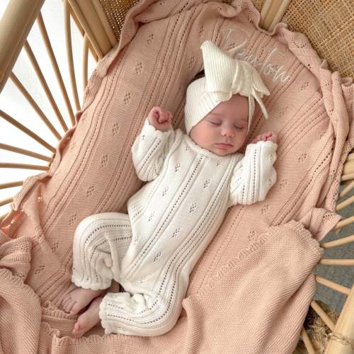 Margot Growsuit - Milk – Blossom and Pear