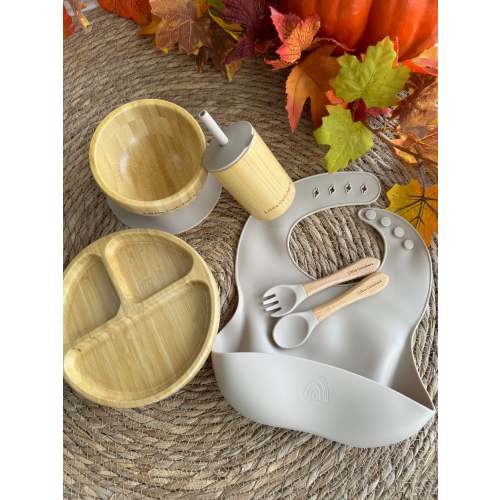Bamboo Feeding Set - Beige