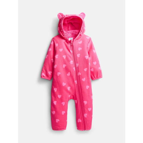 Wonder Nation Baby Fleece- Lined Pram, Size 0/3M -6/9M