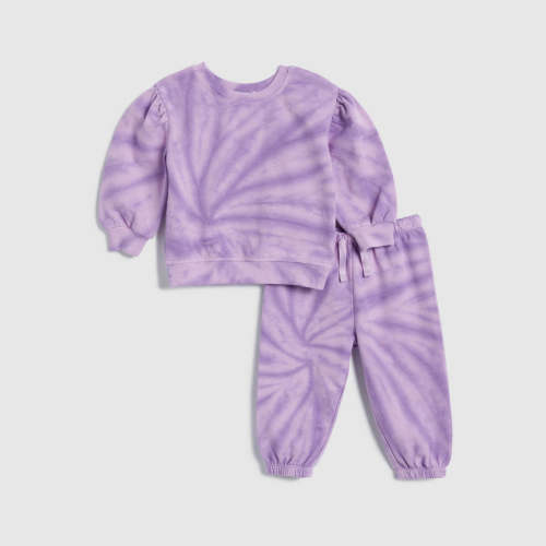 Girls Clematis Tie Dye Long Sleeve Set | Splendid