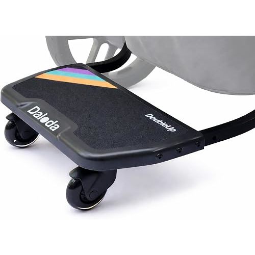 DoubleUp Toddler Board Compatible with UPPAbaby Vista (2015+) – Adjustable Ride-On Stroller Board for Toddlers – Easy Fold & Secure Fit