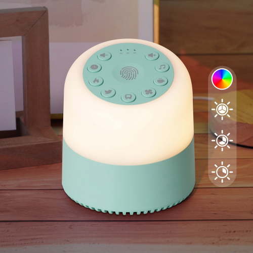 INXDOLHOM White Noise Machine for Baby Adult Sleep, 32 Soothing Sound Machine with Night Light for Home Office Travel, Green