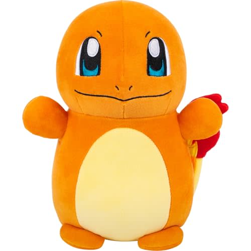 Squishmallows Original Pokémon 10in Charmander HugMees – Ultrasoft Official Jazwares Plush (Medium-Sized)