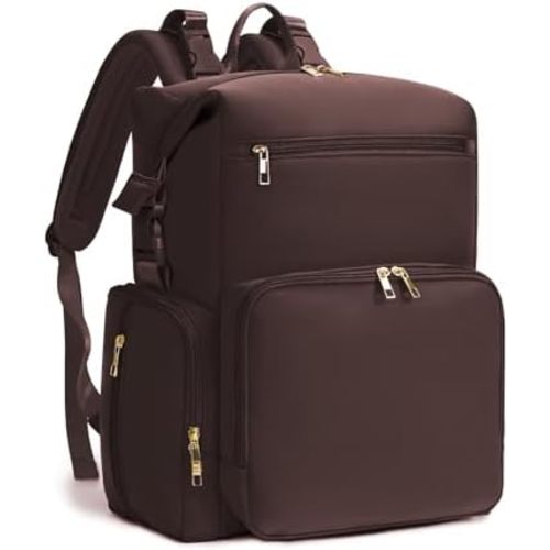 Neoprene Diaper Bag Backpack Large Newborn Baby Maternity Bags Waterproof Travel Tote for Mom Dad with Insulated Pockets,Changing Pad