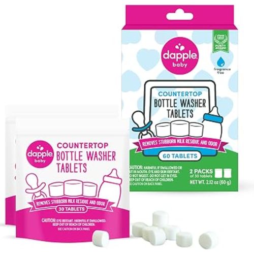 Dapple Countertop Bottle Washer Detergent Tablets 60 Count