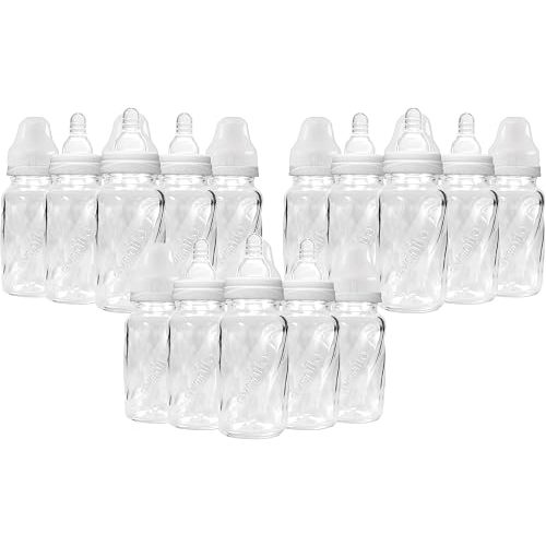 Evenflo Feeding Classic Glass, Twist Bottles, 4 Oz, Bottles. (Pack of 18)