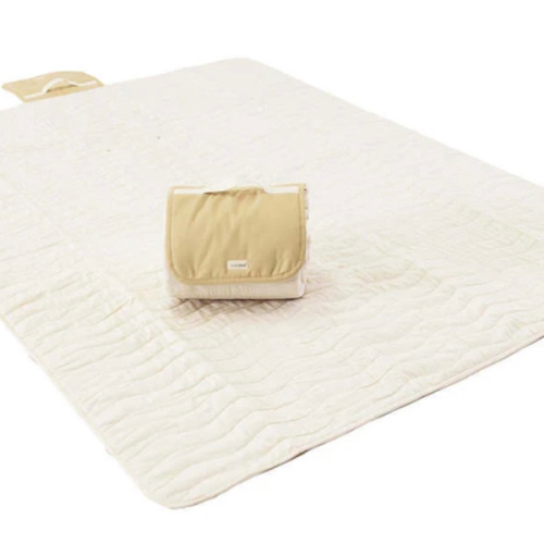 Premium Indoor / Outdoor Jumbo Portable Playmat, Cream - Toddlekind | Maisonette