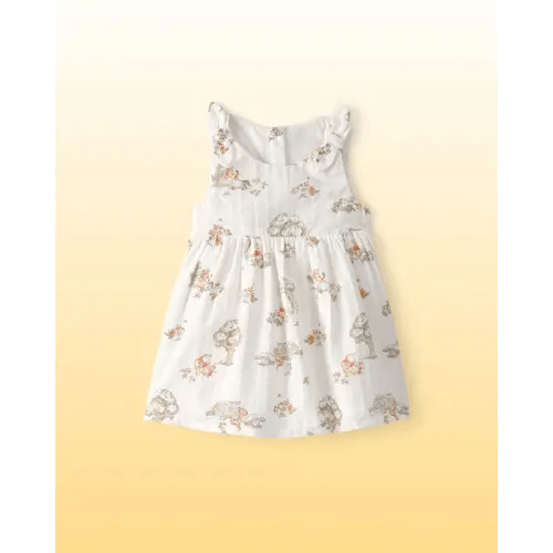 Baby Girl Disney© Winnie the Pooh Sleeveless Dress with Bows - White - OshKosh B'gosh | Carter's