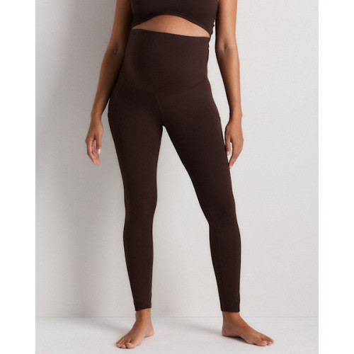 Ultra-Form Maternity Pocket Leggings in Espresso - Size M