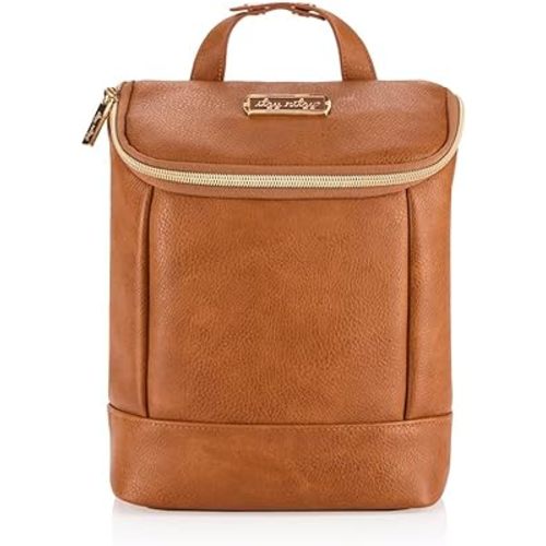 Itzy Ritzy Insulated Bottle Bag, Holds 3 Baby Milk Bottles (Cognac)