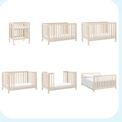 Carter's by daVinci Colby GROW 6-in-1 Convertible Bassinet to Crib - Washed Natural