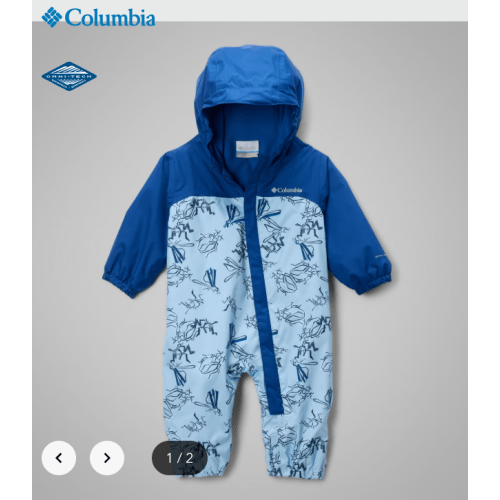 Infant Critter Jitters™ III Rain Suit, Blue, 6/12