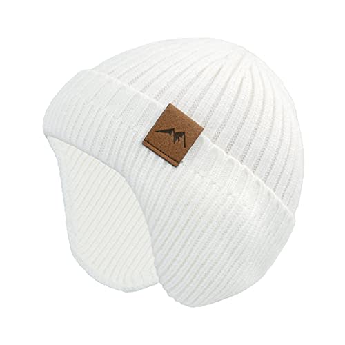 POXIMI Baby Boy Winter Hat Toddler Warm Beanie Girl Knit Hats with Earflap Kid Cute Earmuffs