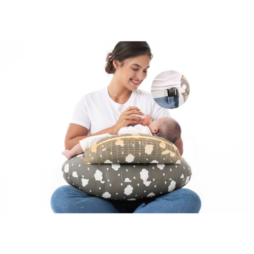 Adjustable Nursing Pillow in Classic Grey – Momcozy