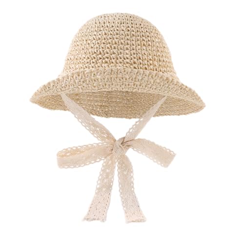 Toddler Straw Hat Cute Baby Girl Sun Hats Outdoor Summer Beach Hat for Girls