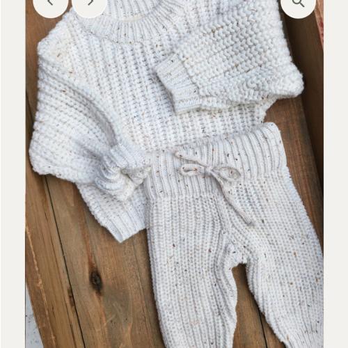 Chunky Braided PANTS – Olive and Cradle