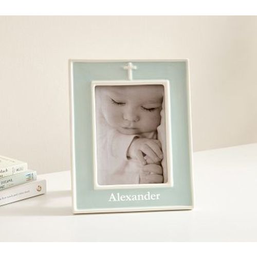 Ceramic Cross Frame, Blue