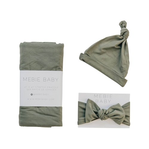 Olive Hat OR Head Wrap Set – Mebie Baby