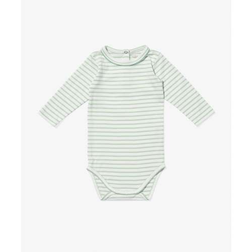 Edward One-piece, Dusty Seafoam Mini Stripe (6 mo)