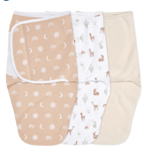Desert Sun Easy Swaddle With No Zipper 0-3M | aden + anais