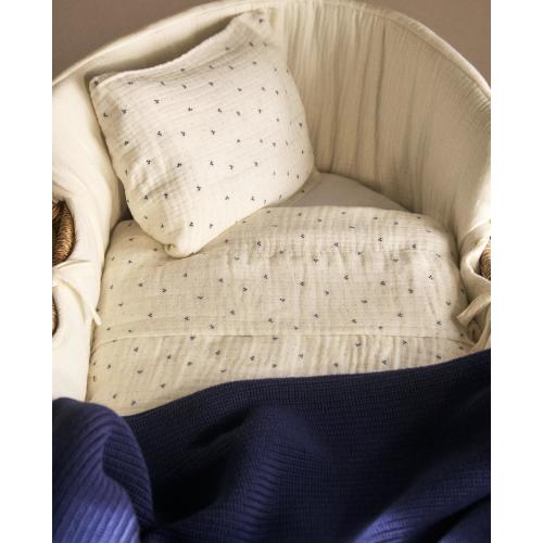 COTTON DOTS MINI-CRIB SHEET SET