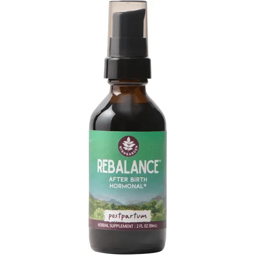 WishGarden Herbs ReBalance After Birth Hormonal - Plant-Based Herbal Supplement with Vitex Berry & Motherwort Supports Healthy Postpartum Hormone Levels and Postnatal Hormone Balance, 2oz