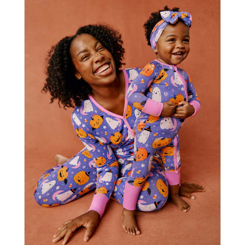 Moonlit Magic Purple Women's Pajama Top