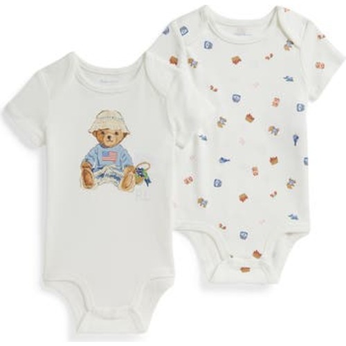 Assorted 2-Pack Bodysuits, 3M