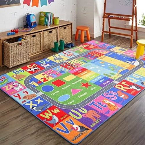 Kids Educational Rug 4x6 (ABC Color)