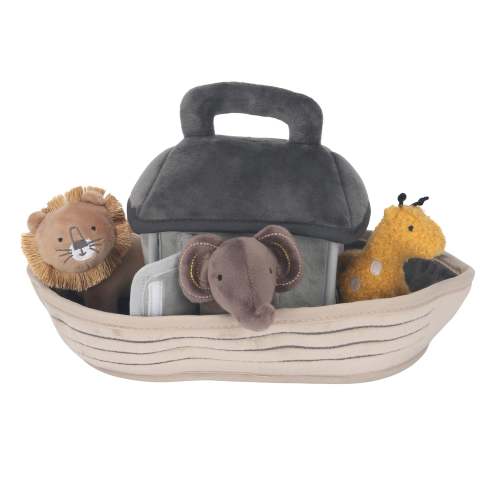 Baby Noah Interactive Plush Boat/Ark with Stuffed Animal Toys – Lambs & Ivy