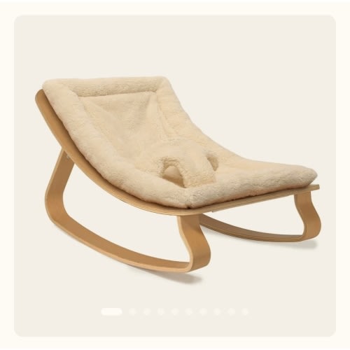 LEVO Baby Rocker in natural wood – Charlie Crane Paris
