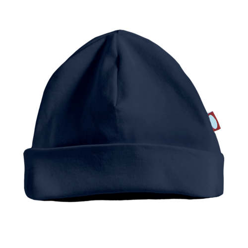 Super-Soft Organic Cotton Baby Rib Beanie Hat| Navy - City Threads USA