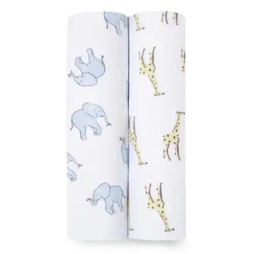 Cotton Muslin Swaddle Safari | aden + anais