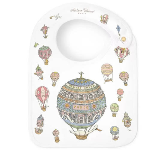 Satin Bib Hot Air Balloons - NINI and LOLI