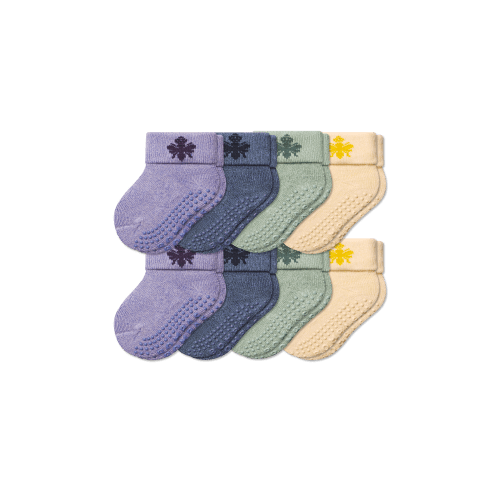 Baby Gripper Sock 8-Pack (6-12 Months)
