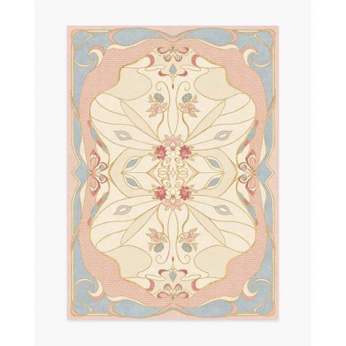 Glinda Upland Soft Pink Rug by Wicked | Ruggable US