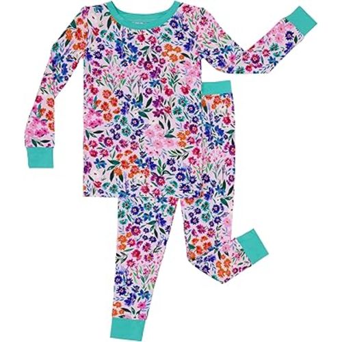 Little Sleepies Two-Piece Pajama Set for Boys & Girls, Soft Viscose from Bamboo Toddler Pajamas for Kids, Family Matching PJs
