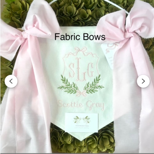 Custom Baby Banner, Welcome Banner, Hospital Door Sign, Baby Shower with BOWS