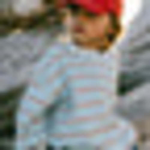 Lightweight Striped Crewneck- Light Blue – Fostered Collection