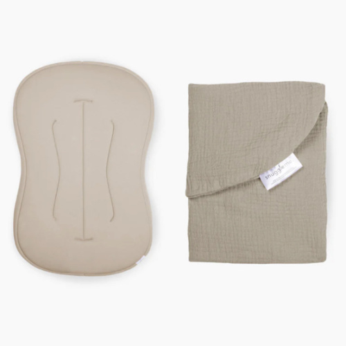 Lounger Curve + Muslin Cover Set | Birch