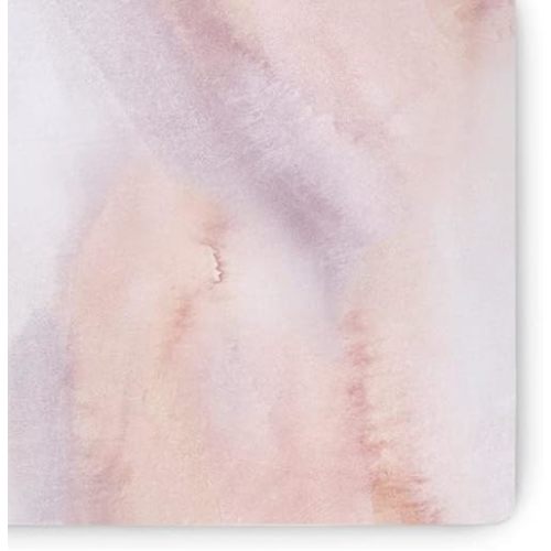 Oilo Crib Sheet, Breathable, Fitted, Turkish Cotton Jersey, 300 Thread Count, Machine Washable, Fits Standard Crib (28" x 52" x 6"), Toddler Bedding, Girl, Boy, & Neutral Nursery Design, Sandstone