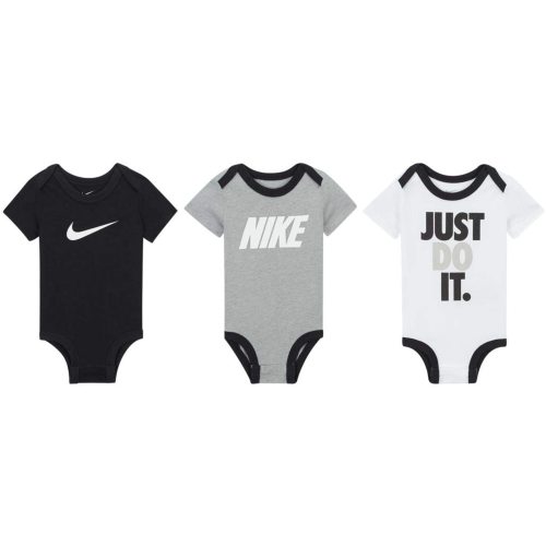 Nike Baby Boy's JDI Swoosh Bodysuit Set - Pack of 3 - Size 9mth Assorted