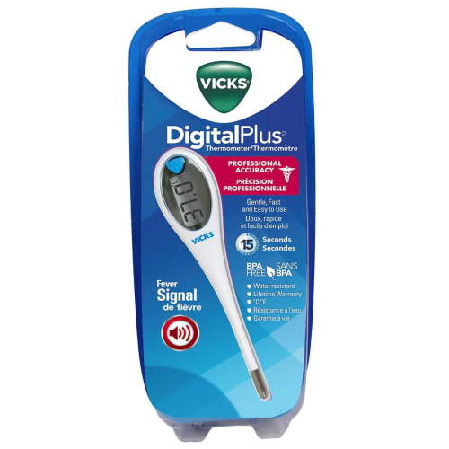 Vicks V906CA Digital Plus Thermometer with Extra Large Display, Easy to read large LCD display - Walmart.ca