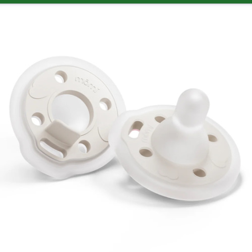 mōmi babypace pacifier 2-set - pearl