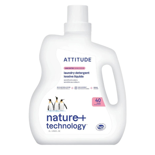 Nature+ Technology™ Laundry Detergent, Unscented - 40 Loads (67.6 fl. oz / 2 L)