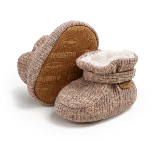 Ohwawadi Infant Baby Slippers Girls Boys Booties Warm Baby Socks Shoes Newborn Crib Footwear Prewalkers